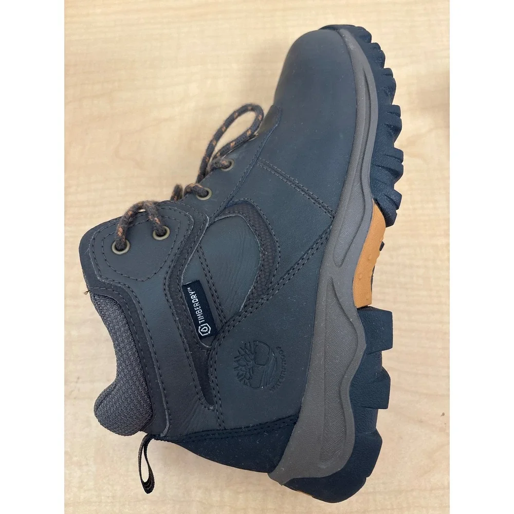 Timberland Mt Maddsen Mid Waterproof Hiking Boots charcol A141B Boys 4